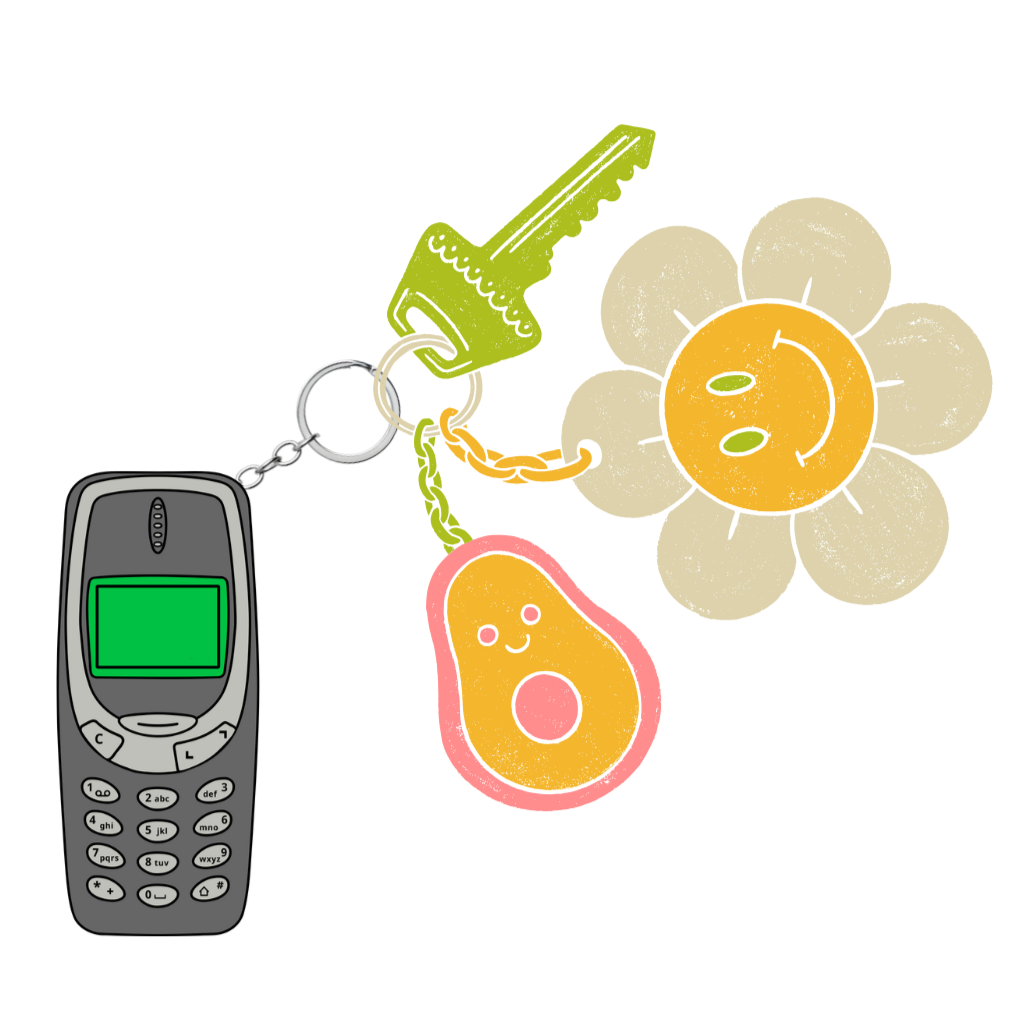 DUO MINI BRAT MOBILE KEYCHAIN PACKAGE